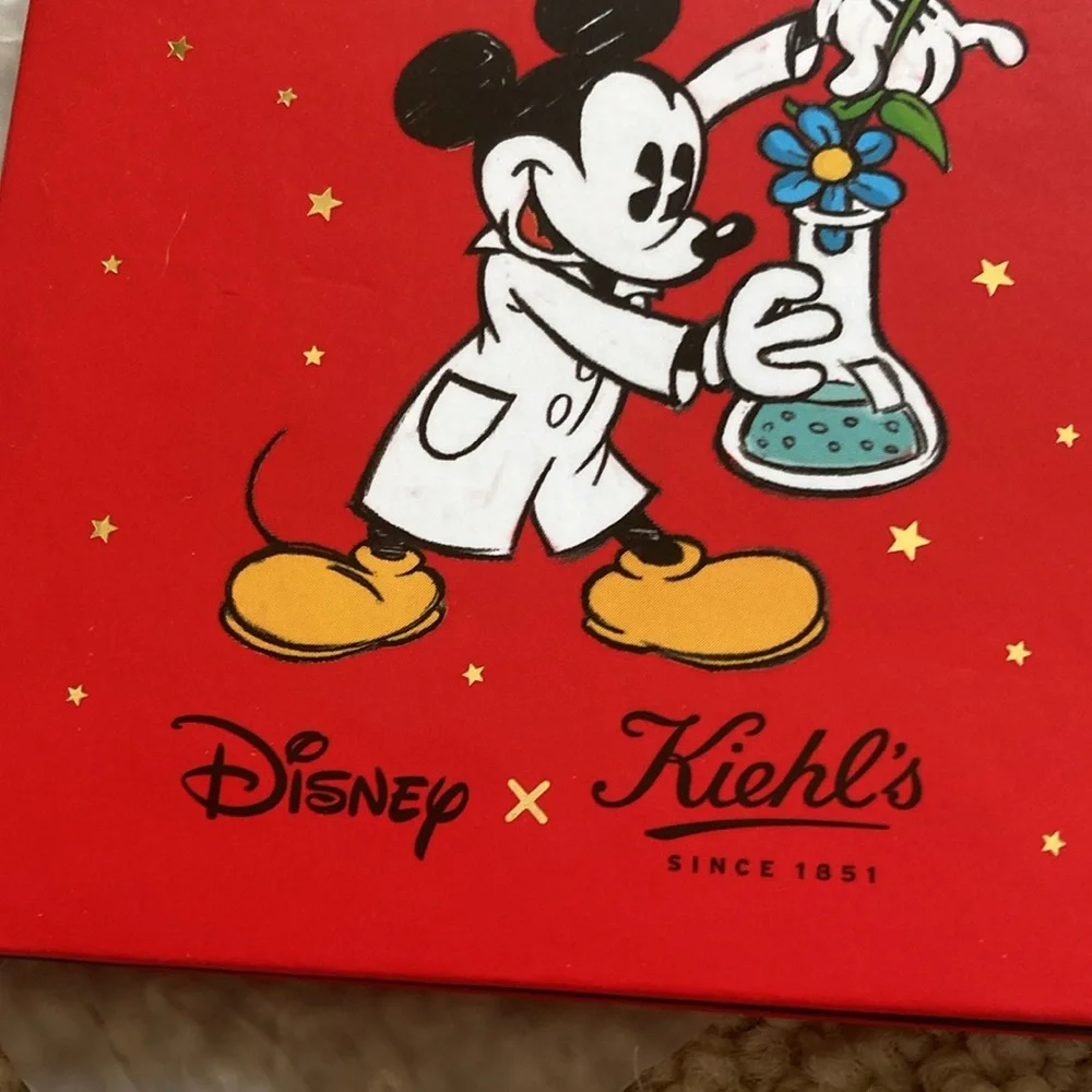 NEW Disney x Kiehl’s Small Compact Mirror Micky Mouse Beauty Collectible NIB